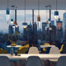 Подвесной светодиодный светильник ODEON LIGHT PAMFA 4622/12L